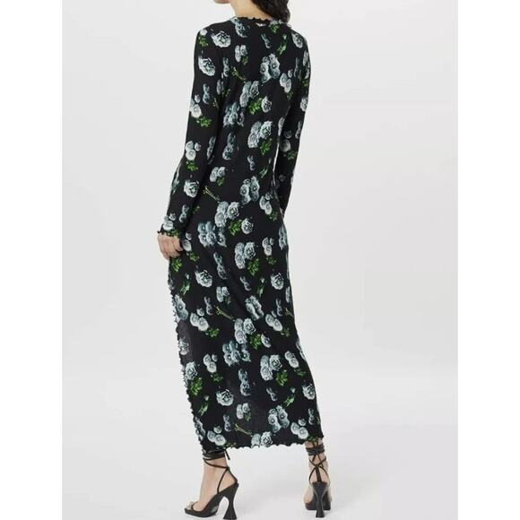 JONATHAN COHEN Lettuce Edge Maxi Dress Neiman Marcus Sustainable XS NWT $415 - Picture 12 of 13